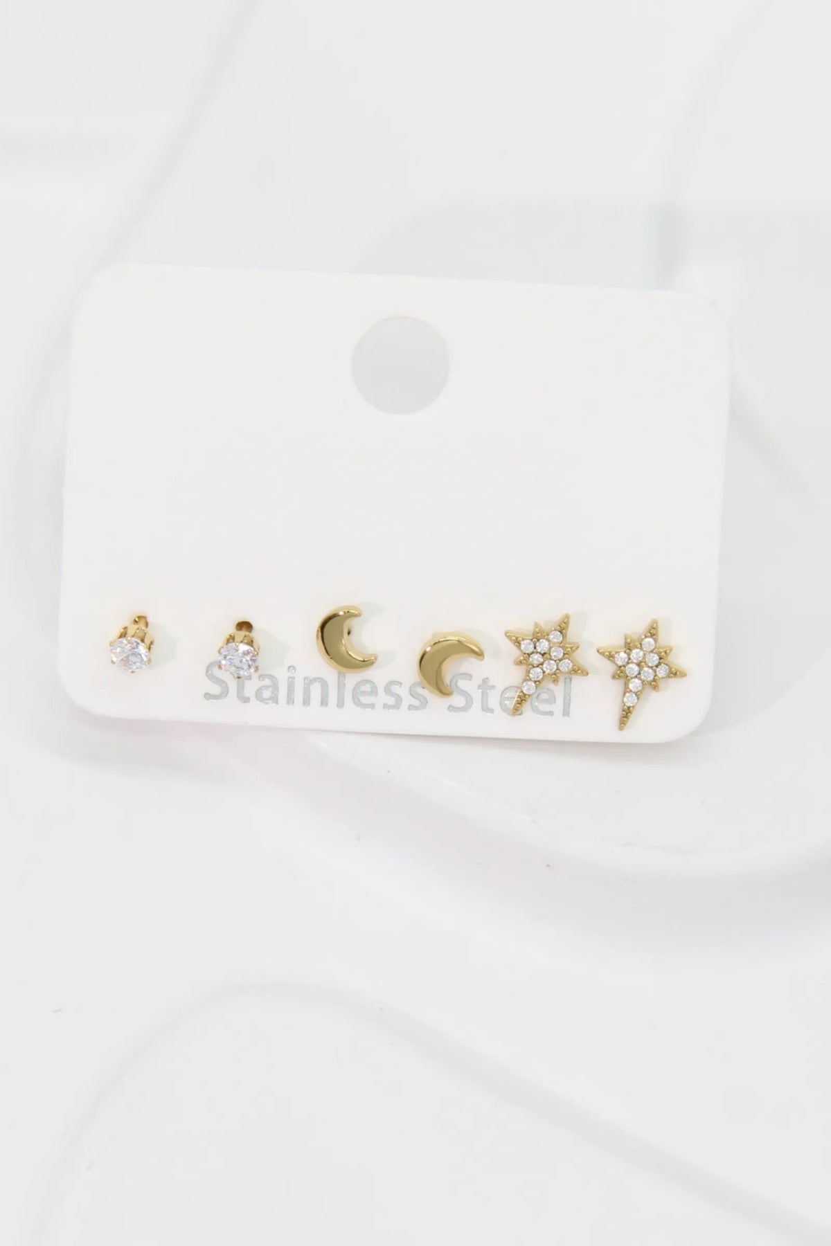 Boucles d’oreilles « Trio céleste » - paire vendu séparément