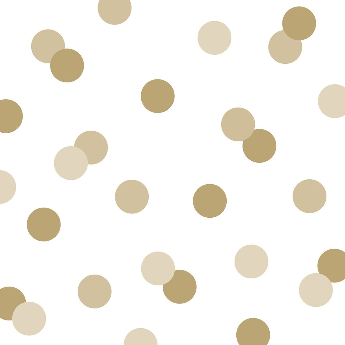 Serviettes en papier x20 - Pois doré