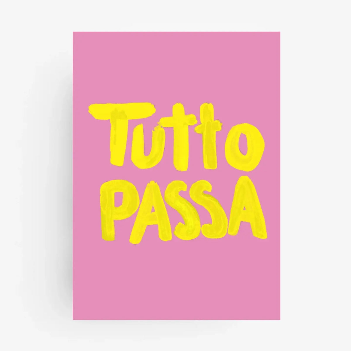 Carte « Tutto passa » 🩷