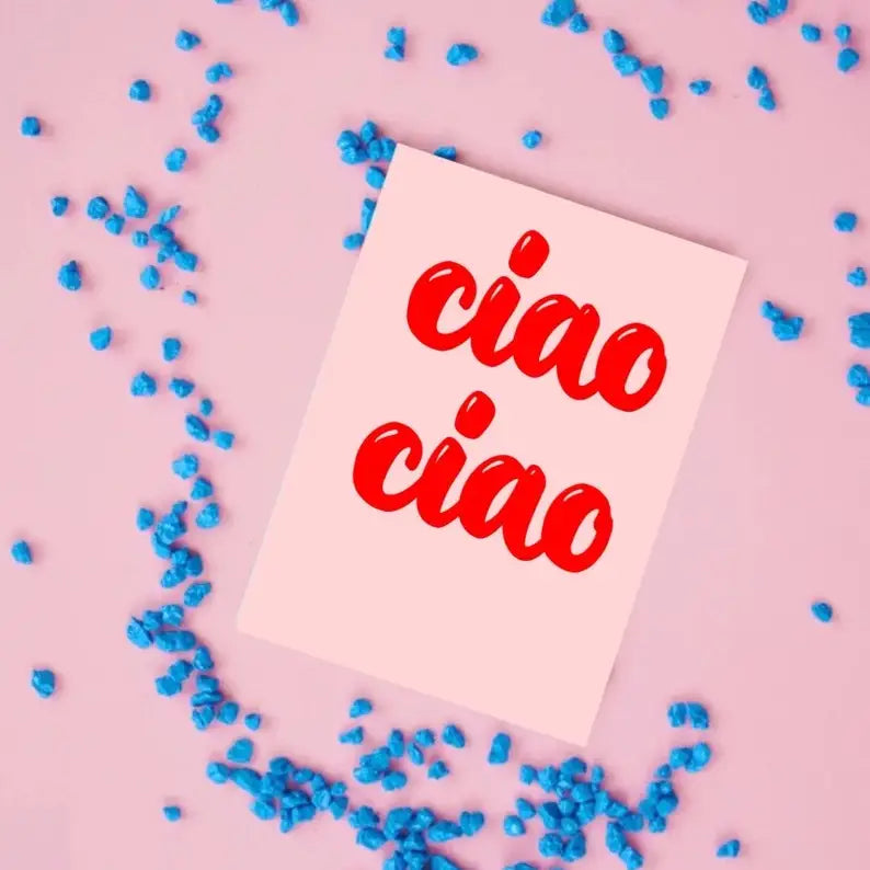 Carte « Ciao ciao » 👋