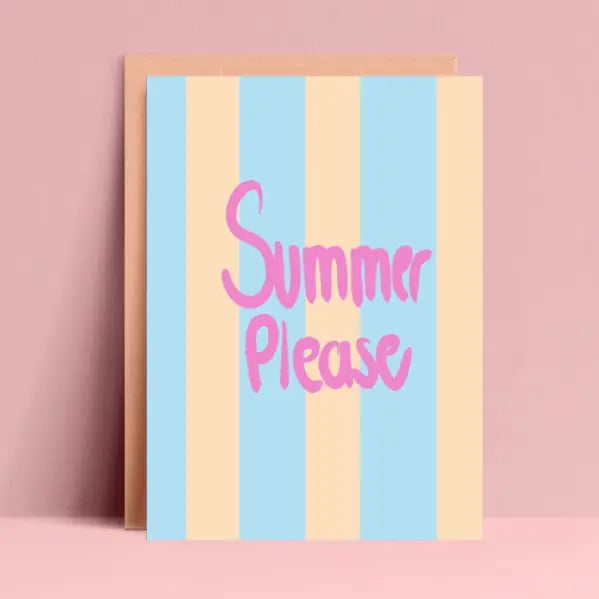 Carte « Summer please » ☀️