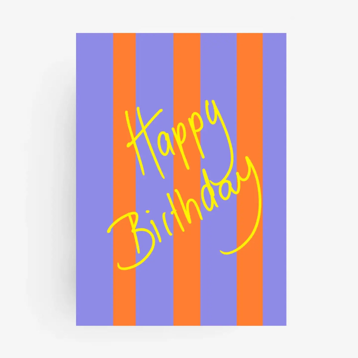 Carte « Happy birthday » 🧡