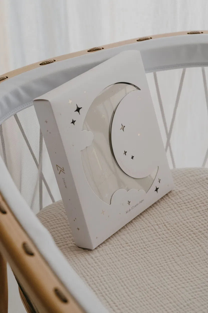 Coffret de 12 cartes d’étapes de vie et son pochon « Amour fou »