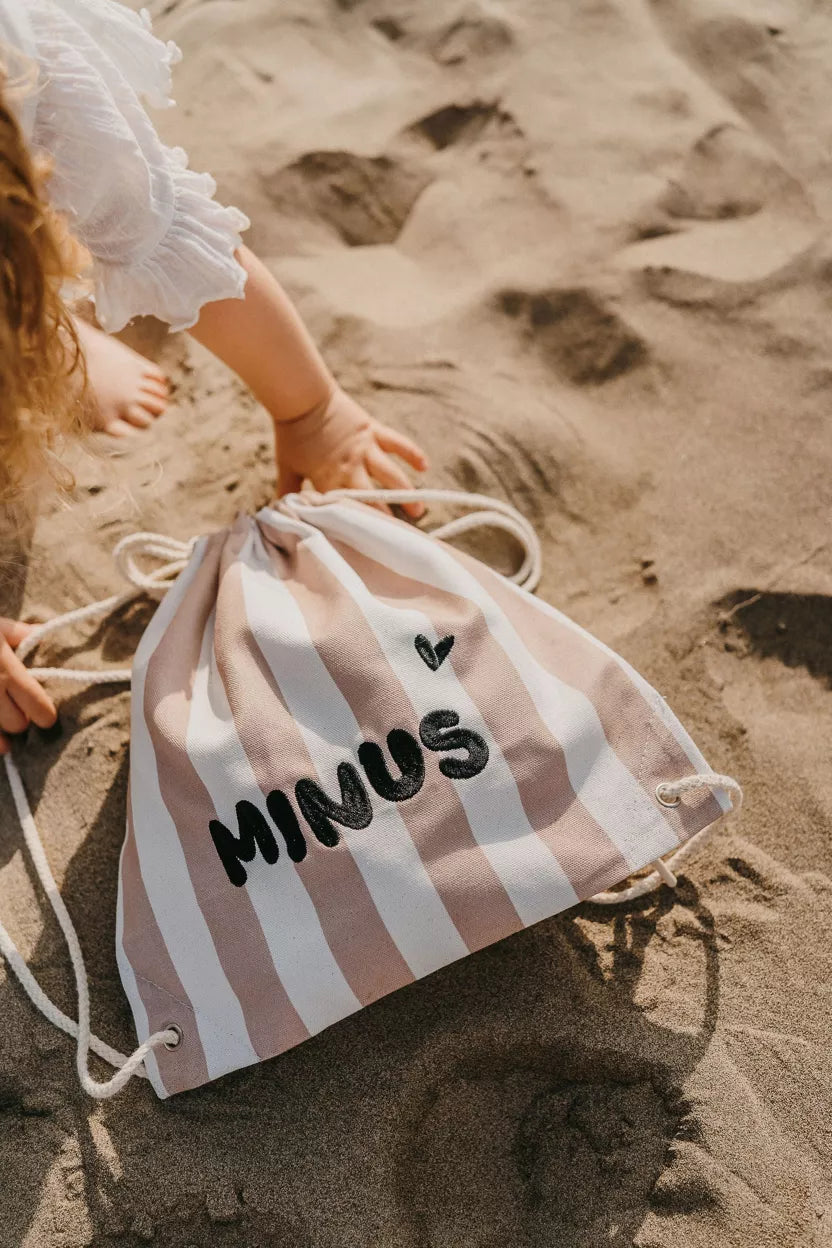 Sac « Minus » - blanc et pêche rosé