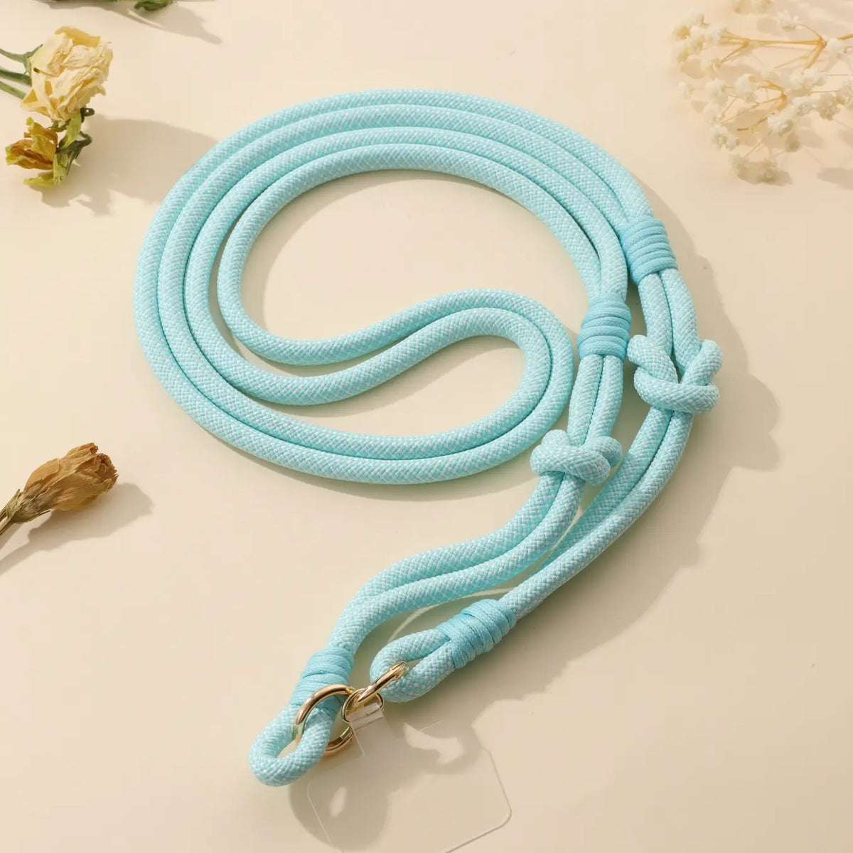 Sangle de téléphone en corde - Simple, élégante & pratique - Vert menthe