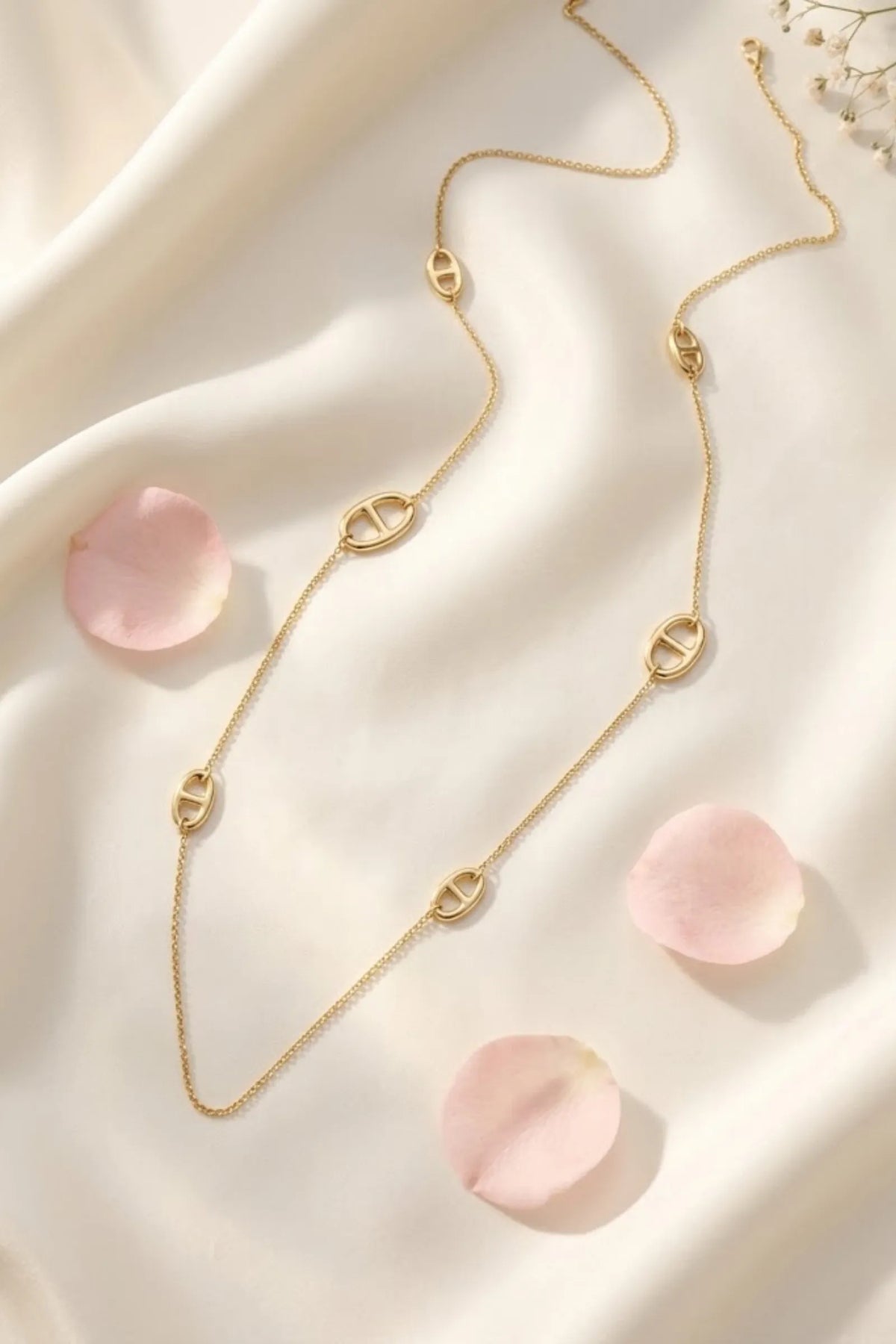 Collier sautoir « Maille chic » - doré