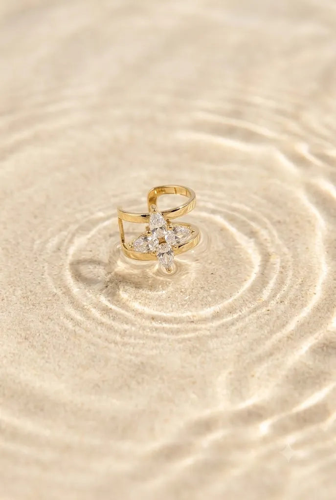 Ear cuff « Élégance étincelante »
