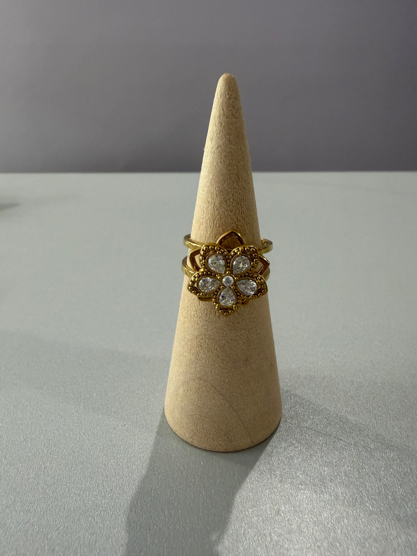 Bague anti-stress doré - plusieurs modèles disponibles
