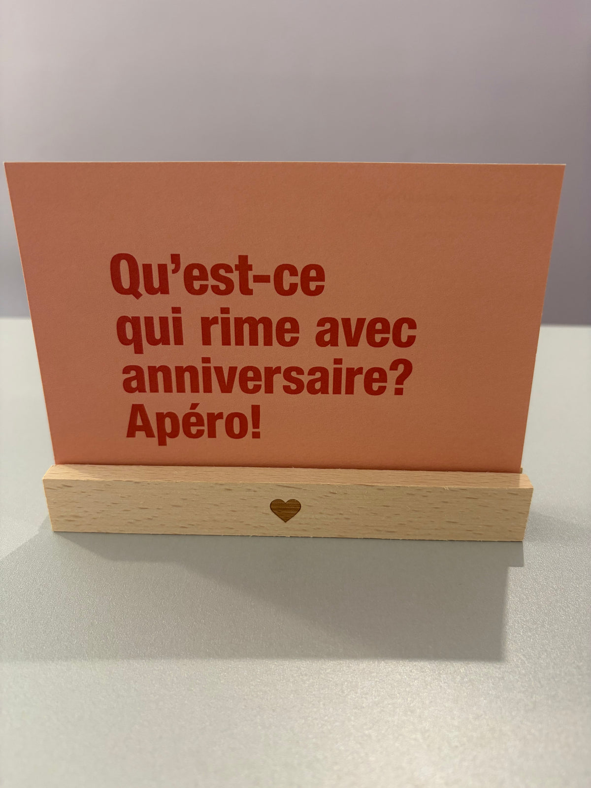 Porte-carte en bois