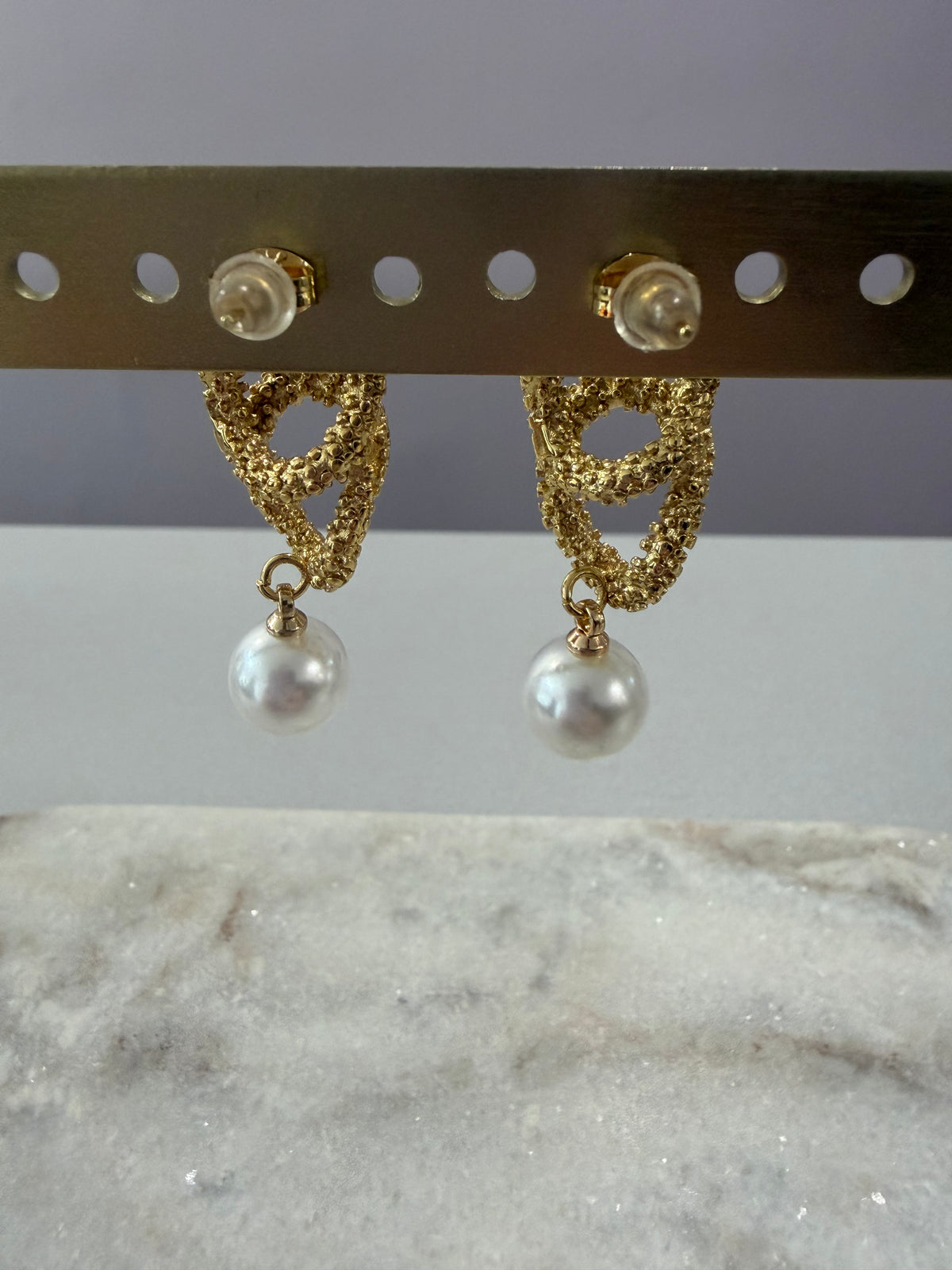 Boucles d’oreilles baroque