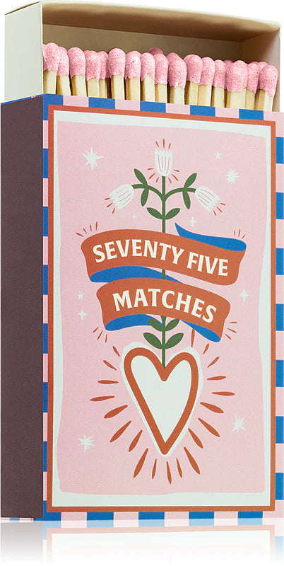 Boite d'allumettes Adopo « Hearts » - 75 Allumettes