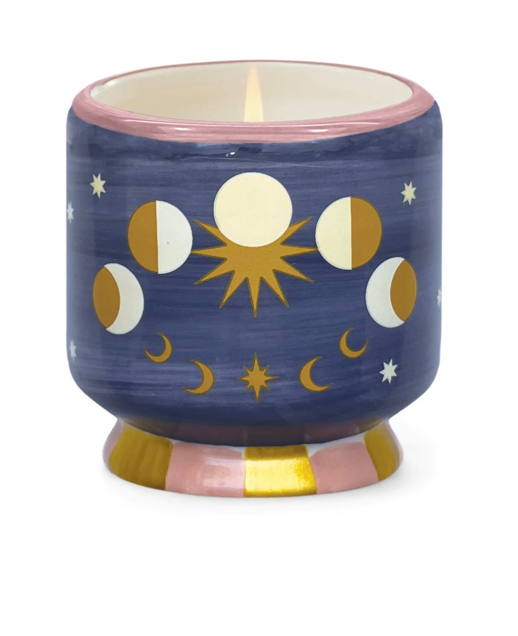 Bougie parfumée « Moon phases » Adopo Paddywax - Jasmine & rose