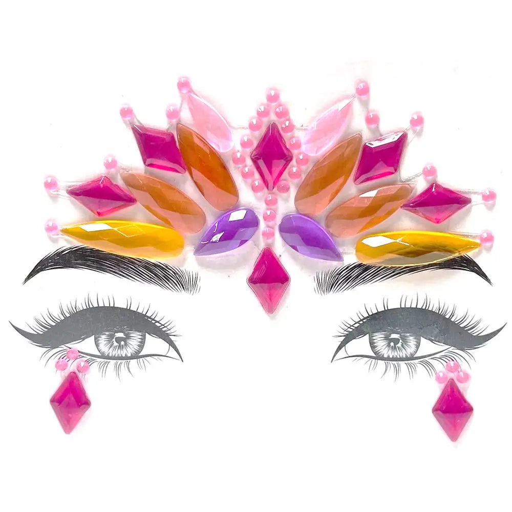Strass autocollant - Gamme rose (3 choix)