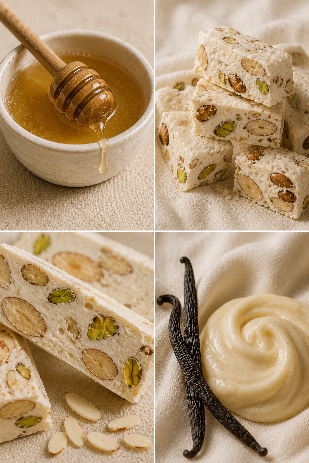 Tablette de cire parfumée - Nougat blanc