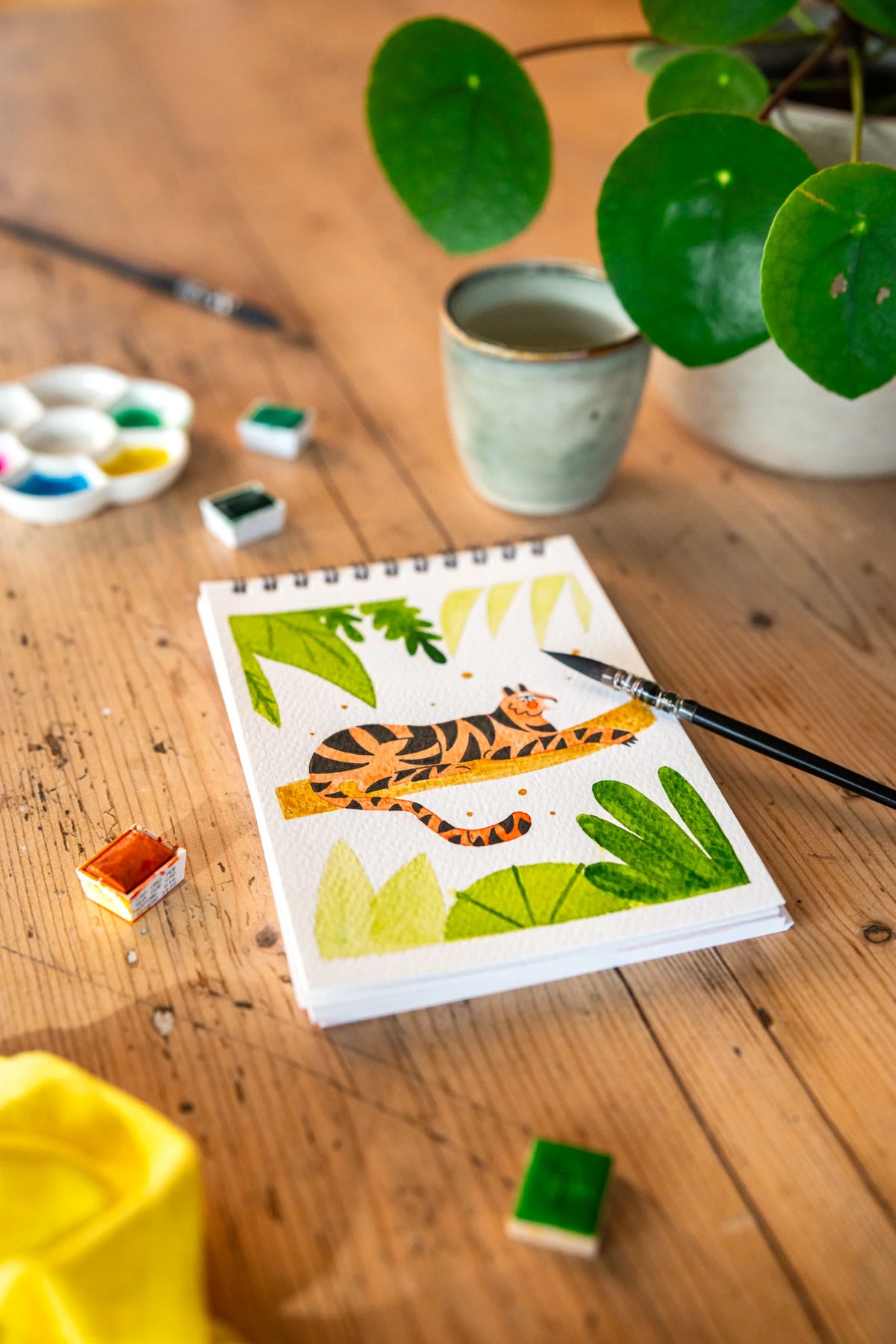 Carnet de coloriage ou de peinture « Wild » - A6