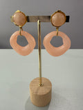 Boucles d’oreilles Riane - bleu ou rose
