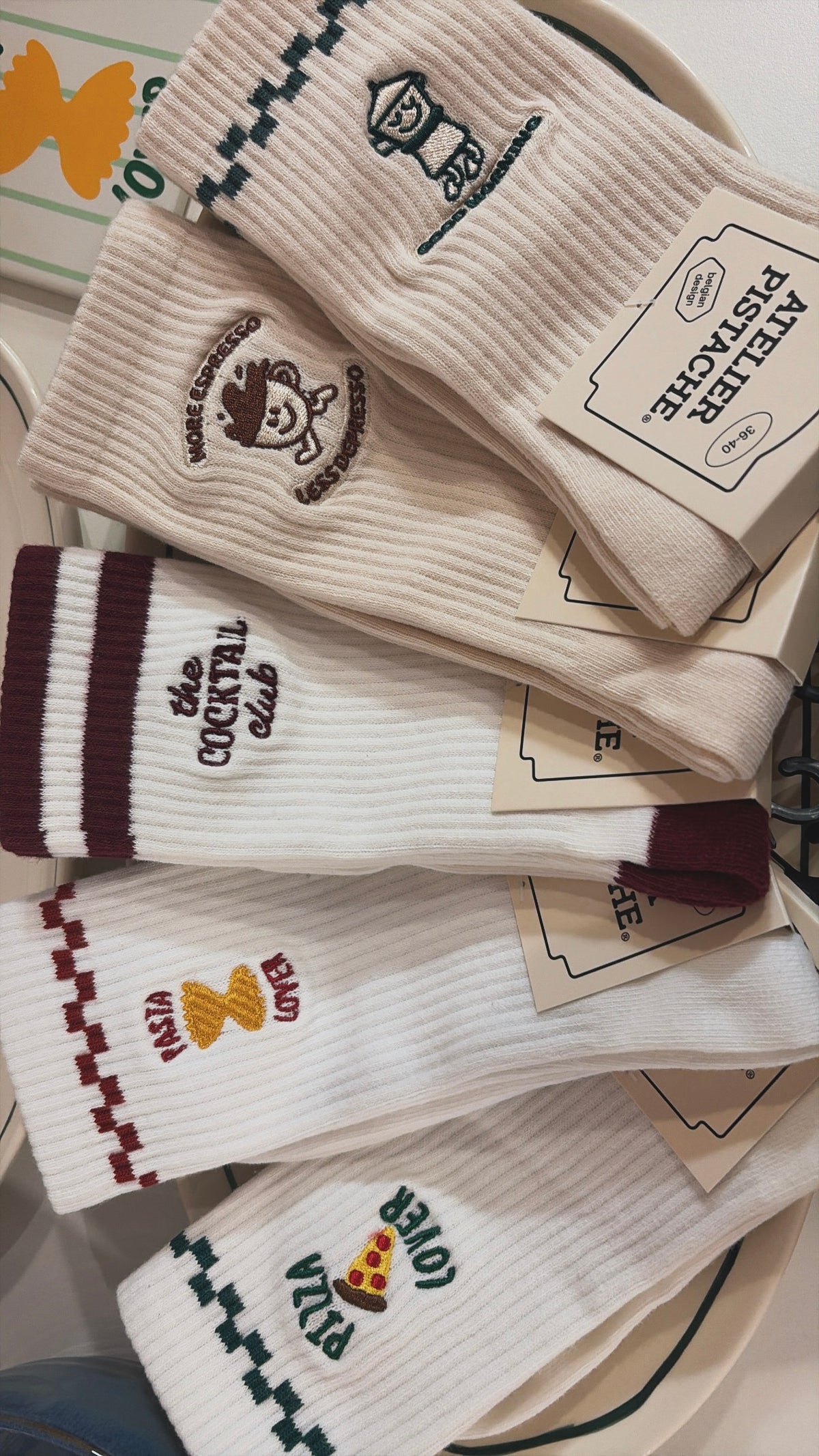 Chaussettes « Pizza lover » - 36/40