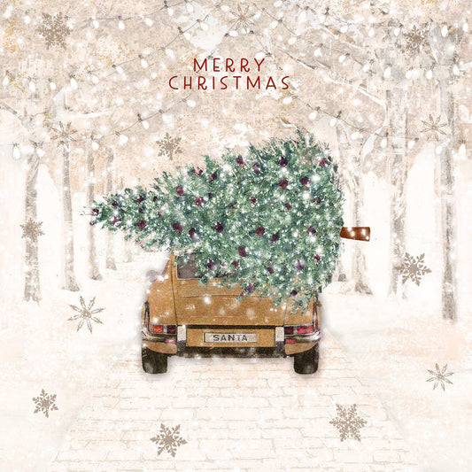 Serviettes en papier x20 - Le sapin est en route