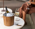 Seau à glace en bois d’acacia et inox – 3 L