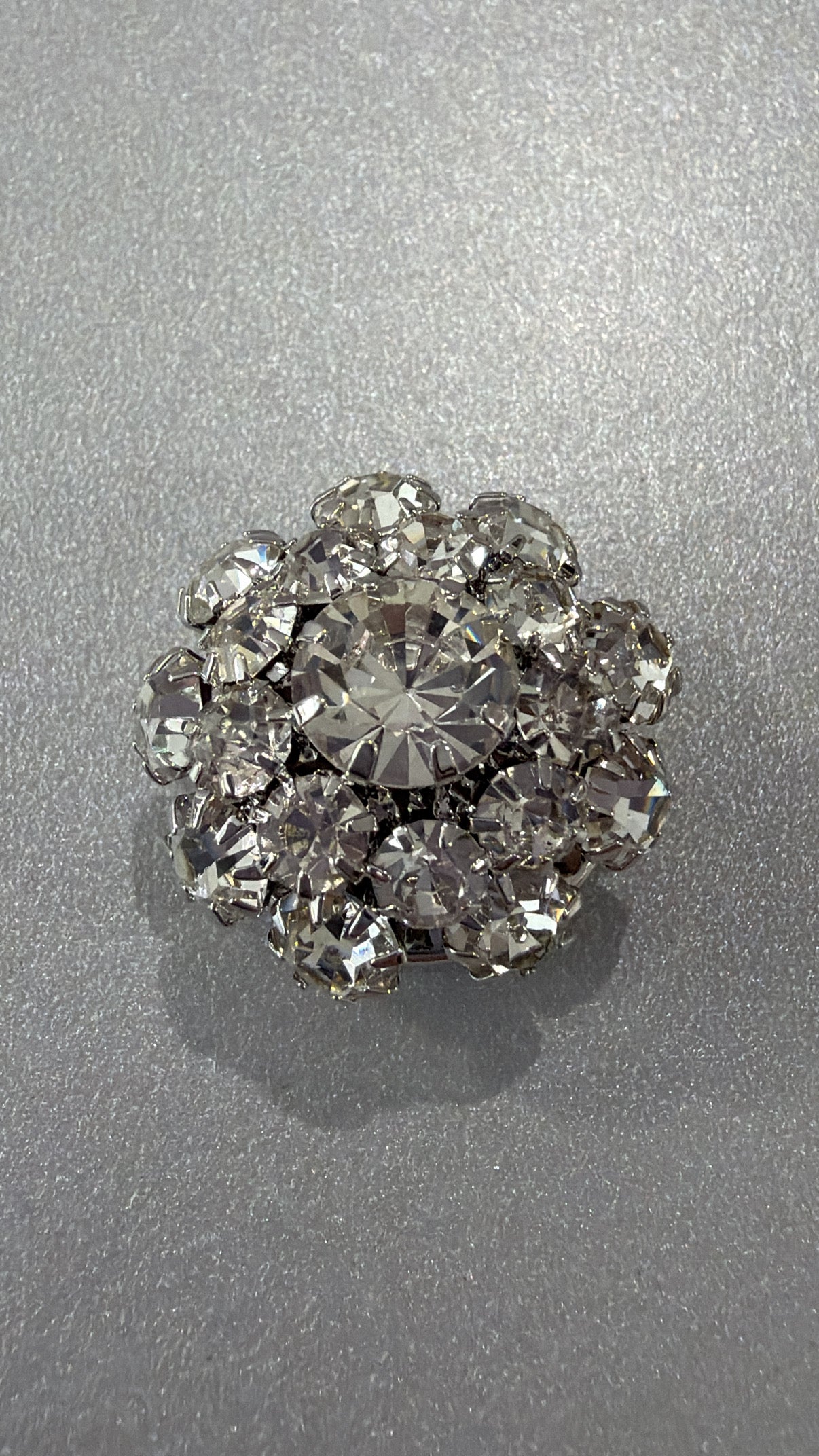 Olivia — Bijou de bouton - Cristal éclat