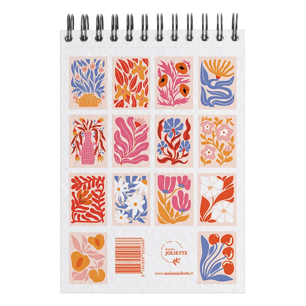 Carnet de coloriage ou de peinture « Floral #2 » - A6
