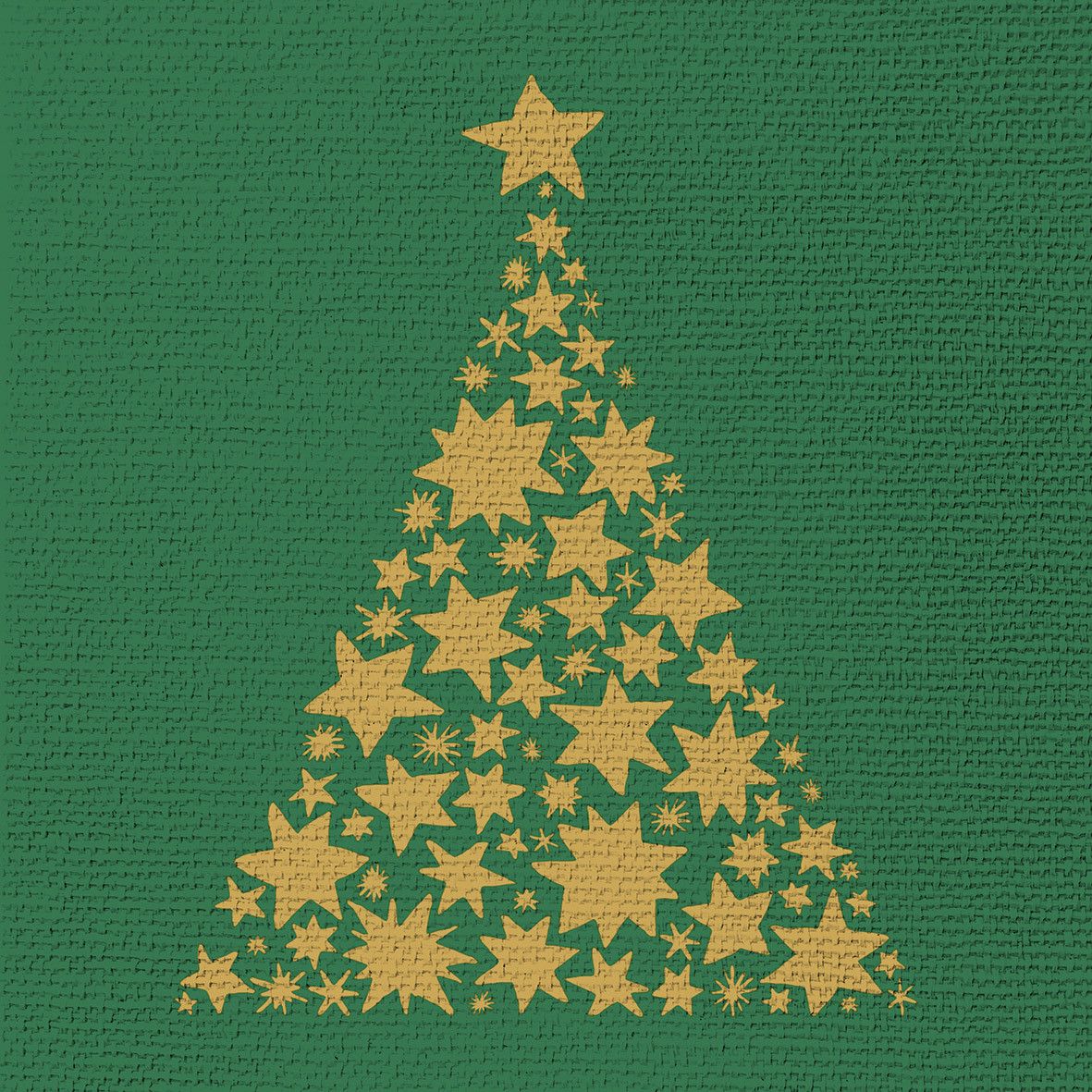 Serviettes en papier x20 - Green christmas