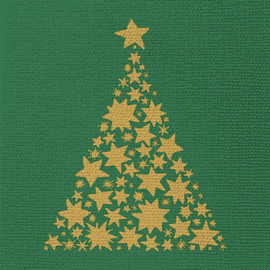 Serviettes en papier x20 - Green christmas