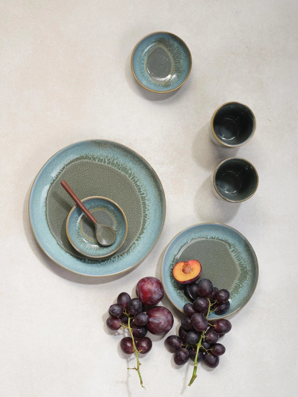 Assiette « Ciano » - deux formats (unité ou set)