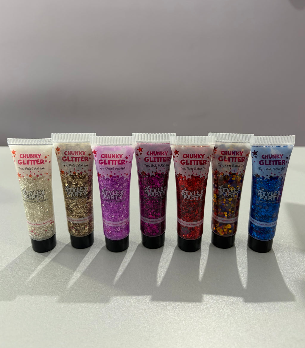 Gel Pailleté Épais 15 ml - 7 couleurs au choix