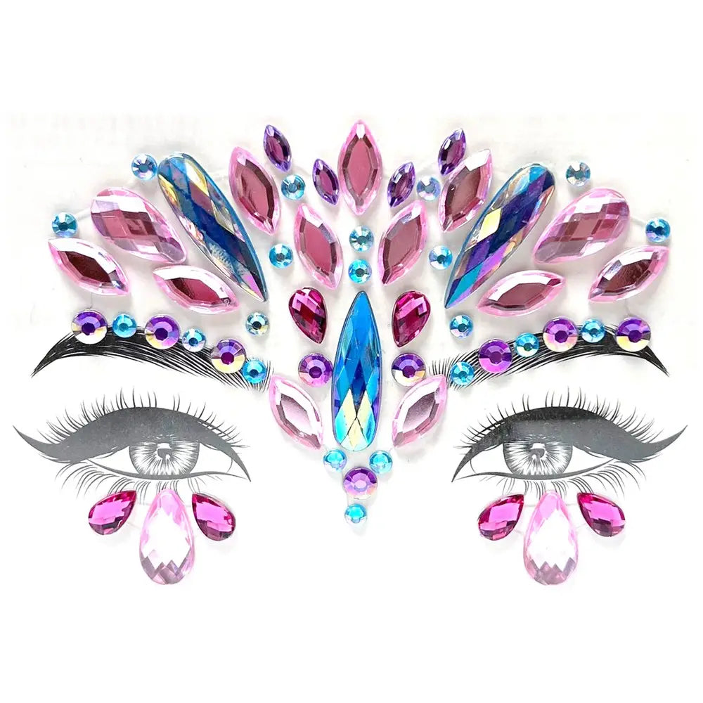 Strass autocollant - Gamme rose (3 choix)