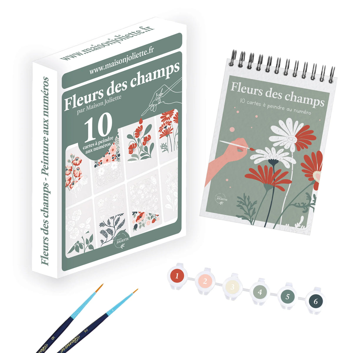 Peinture aux numéros « Fleurs des champs » - A6