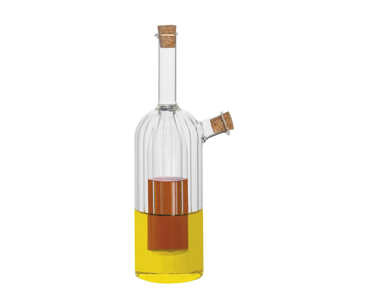 Huilier et vinaigrier en verre borosilicate – Modèle Stripes