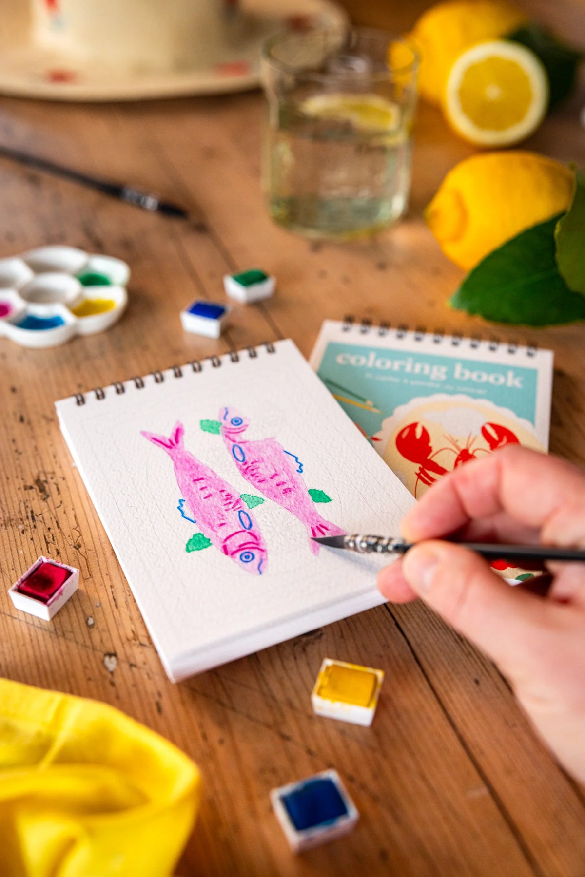 Carnet de coloriage ou de peinture « Felicita » - A6