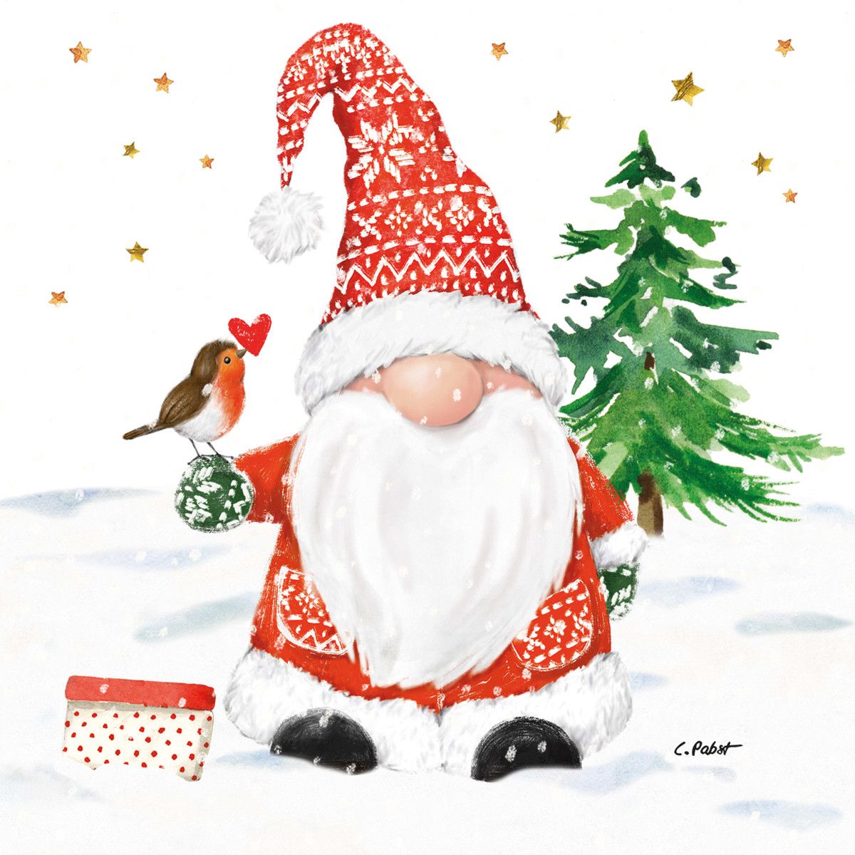Serviettes en papier x20 - Père Noël