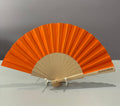 🧡 Éventail Nacré Orange – L’énergie solaire - From Ibiza ✨