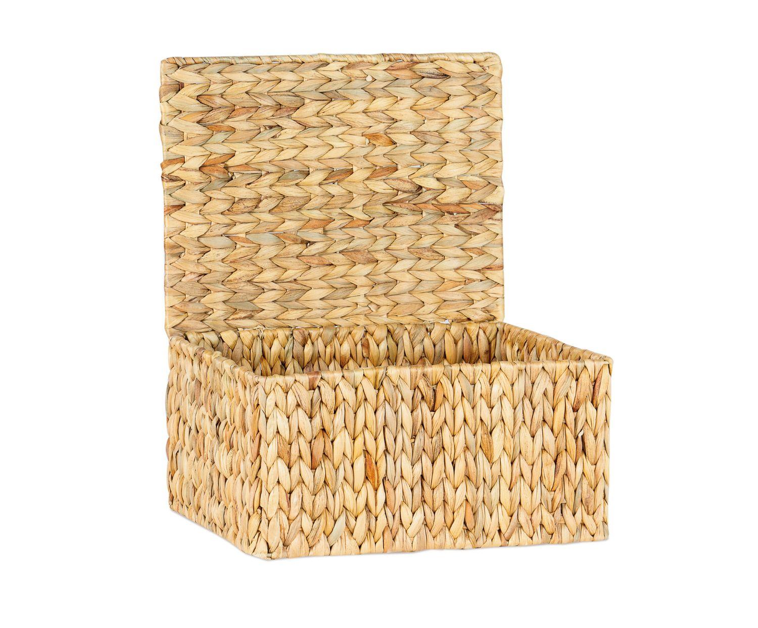 Panier avec couvercle - jacinthe d’eau - vendu séparément