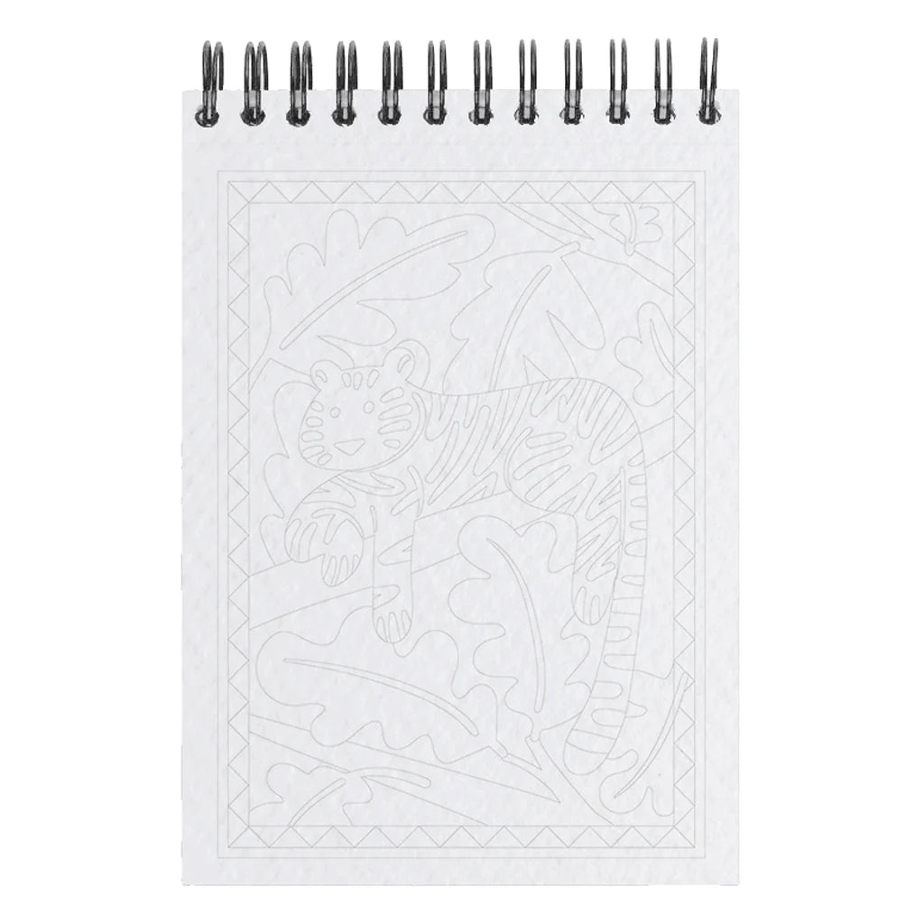 Carnet de coloriage ou de peinture « Wild » - A6