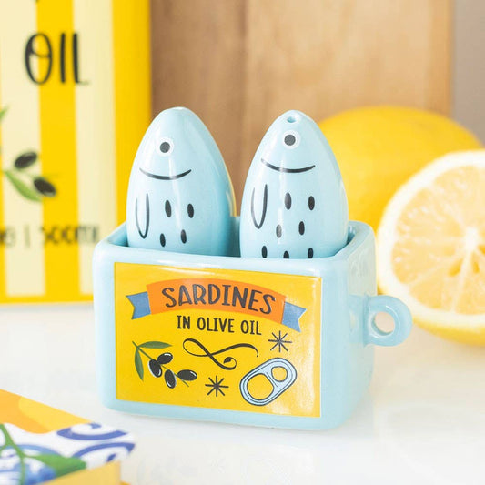 Salière et poivrière « Bac à sardine »