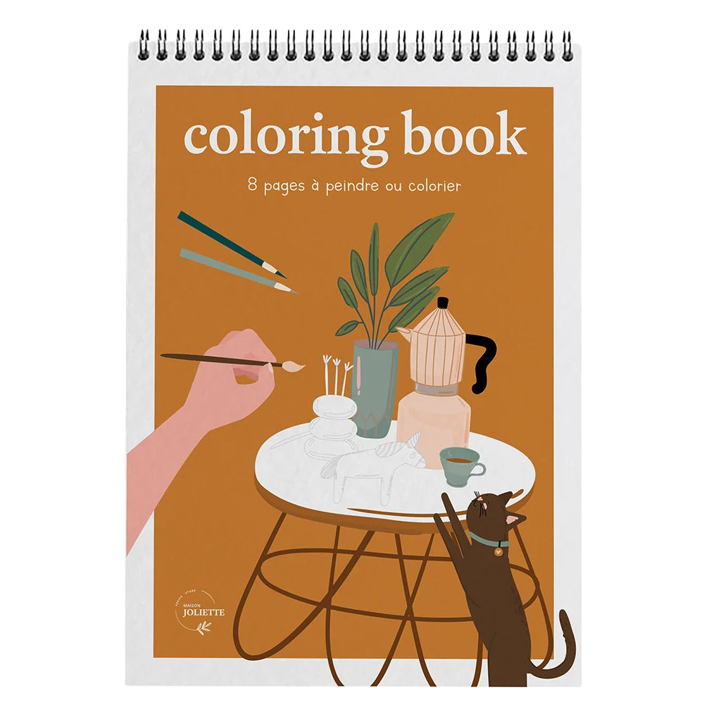 Carnet de coloriage ou de peinture « Cosy » - A4