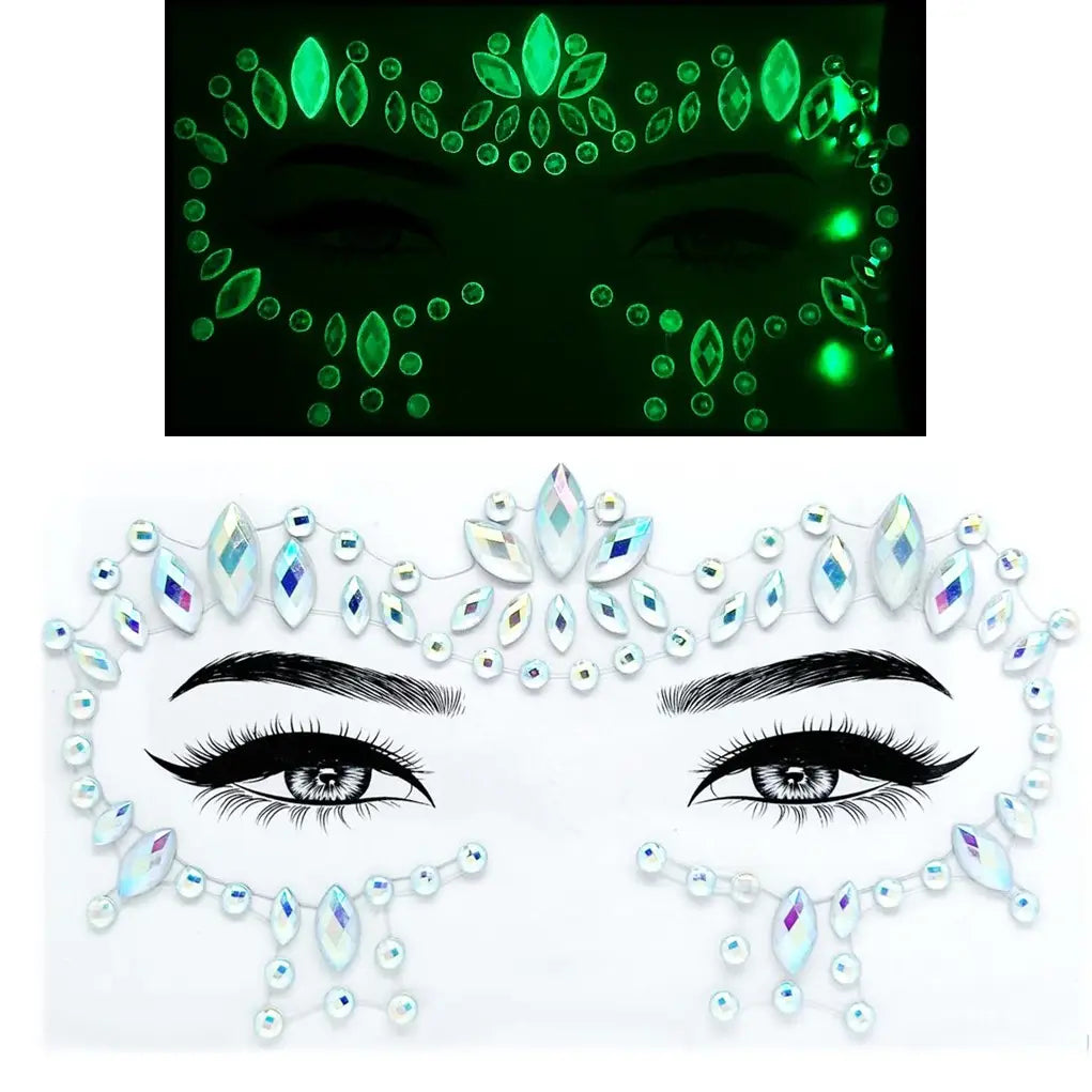 Strass autocollant - Gamme phosphorescente