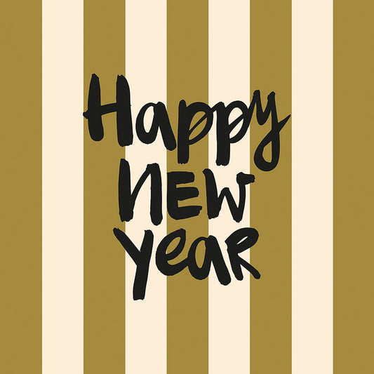 Serviettes en papier x20 - Happy new year