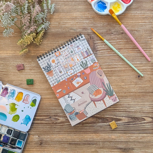 Carnet de dessin « L’atelier »