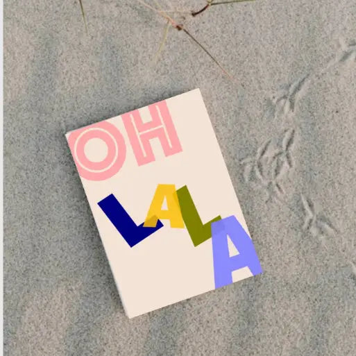 Carte « Oh la la » 🤩