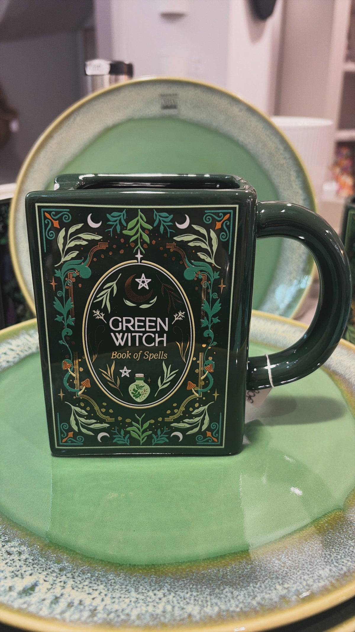 Mug book « Green witch »