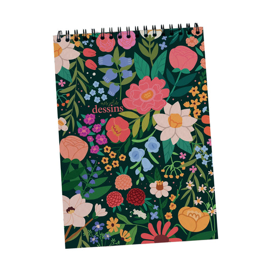 Carnet de dessin « Poésie sauvage »