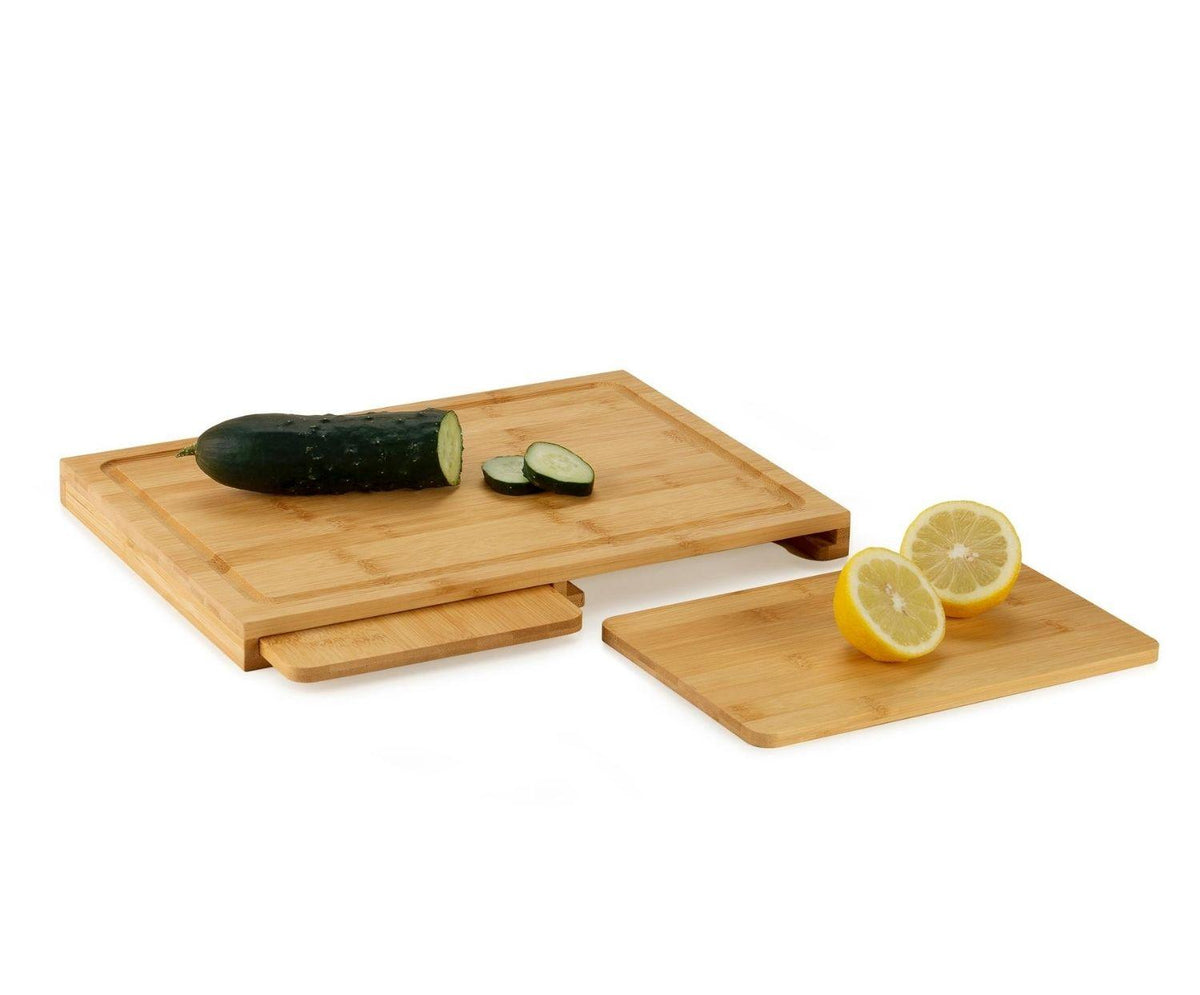 Set de 3 planches de coupe amovible en bambou