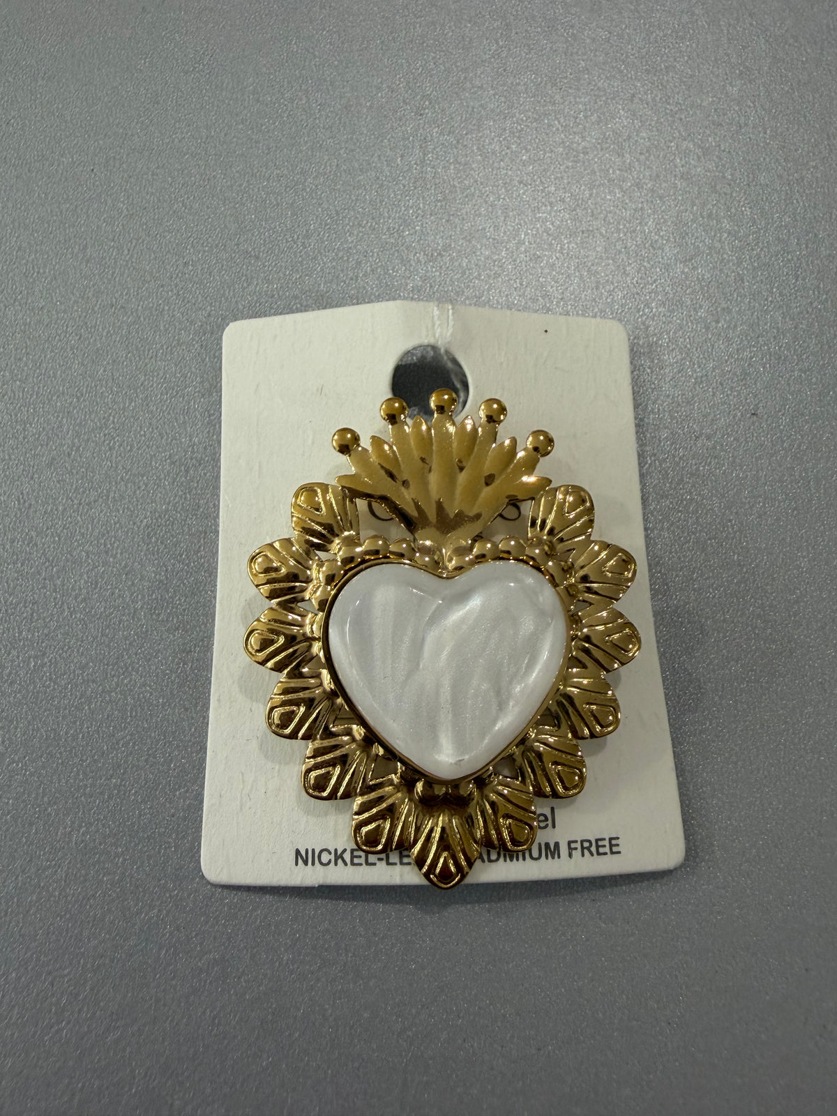 Broche Ex-voto - doré ou argenté