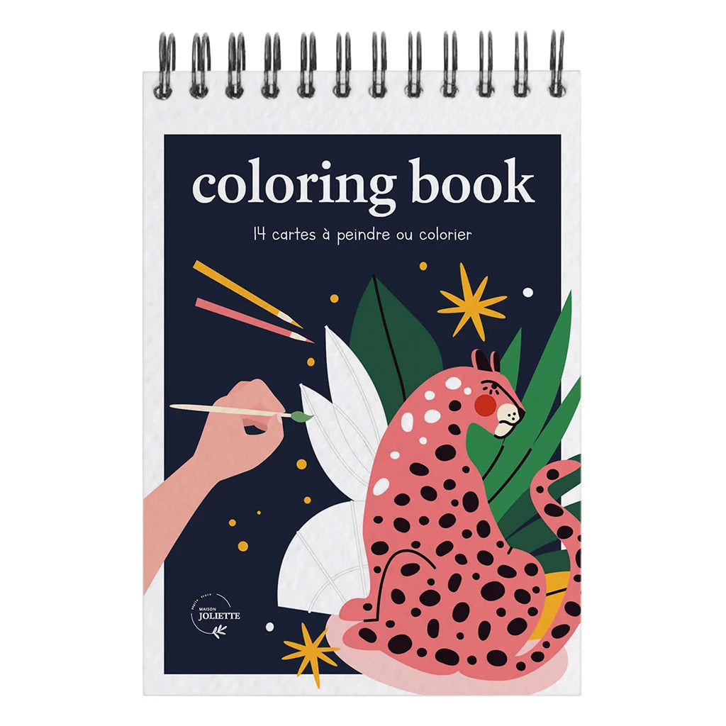 Carnet de coloriage ou de peinture « Wild » - A6