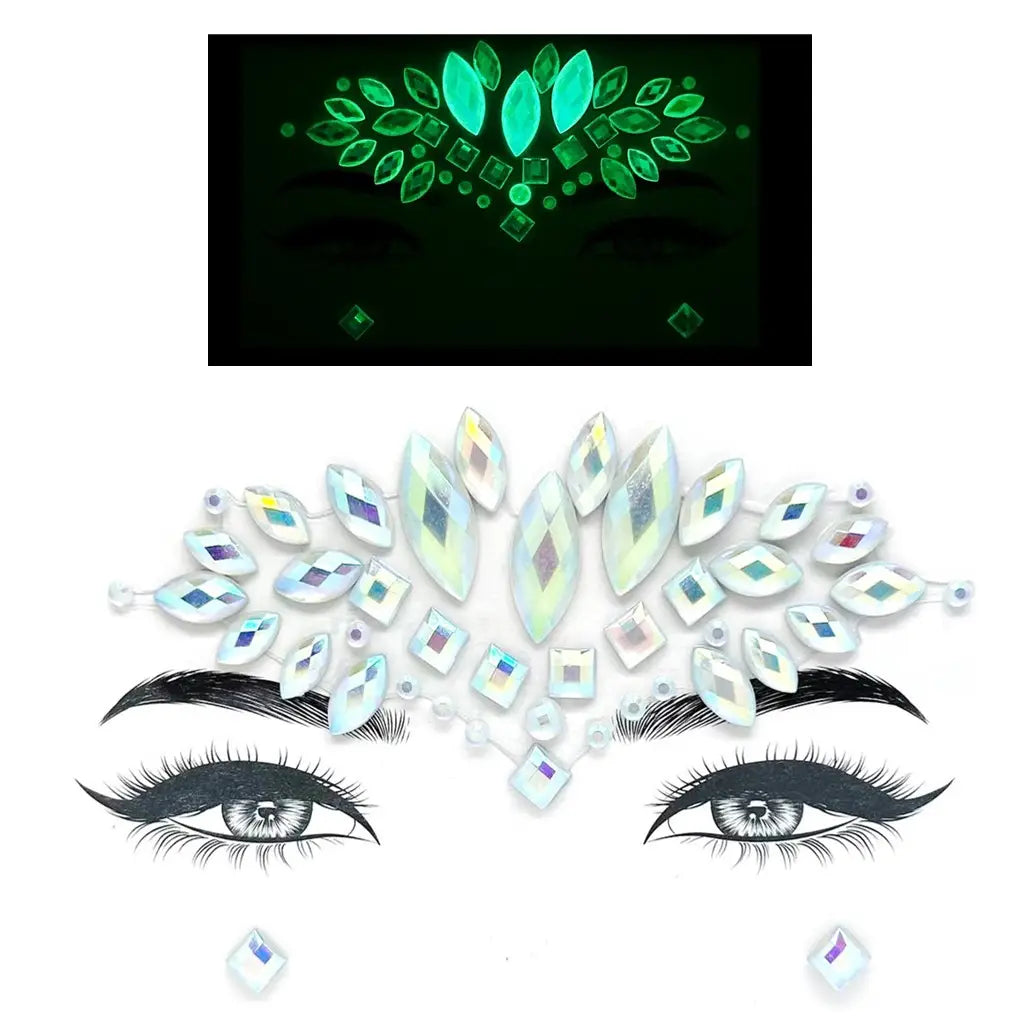 Strass autocollant - Gamme phosphorescente