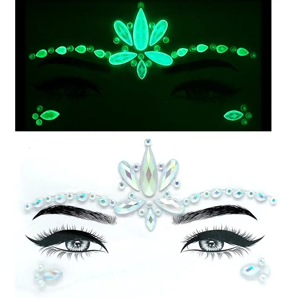 Strass autocollant - Gamme phosphorescente